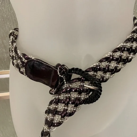 Vintage women’s braided  belt - Picture 2 of 2